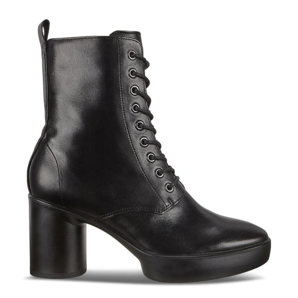 Bottes À Talons Ecco Shape Sculpted Motion 55 Lace-Up Femme Noir 3985-IBRVH